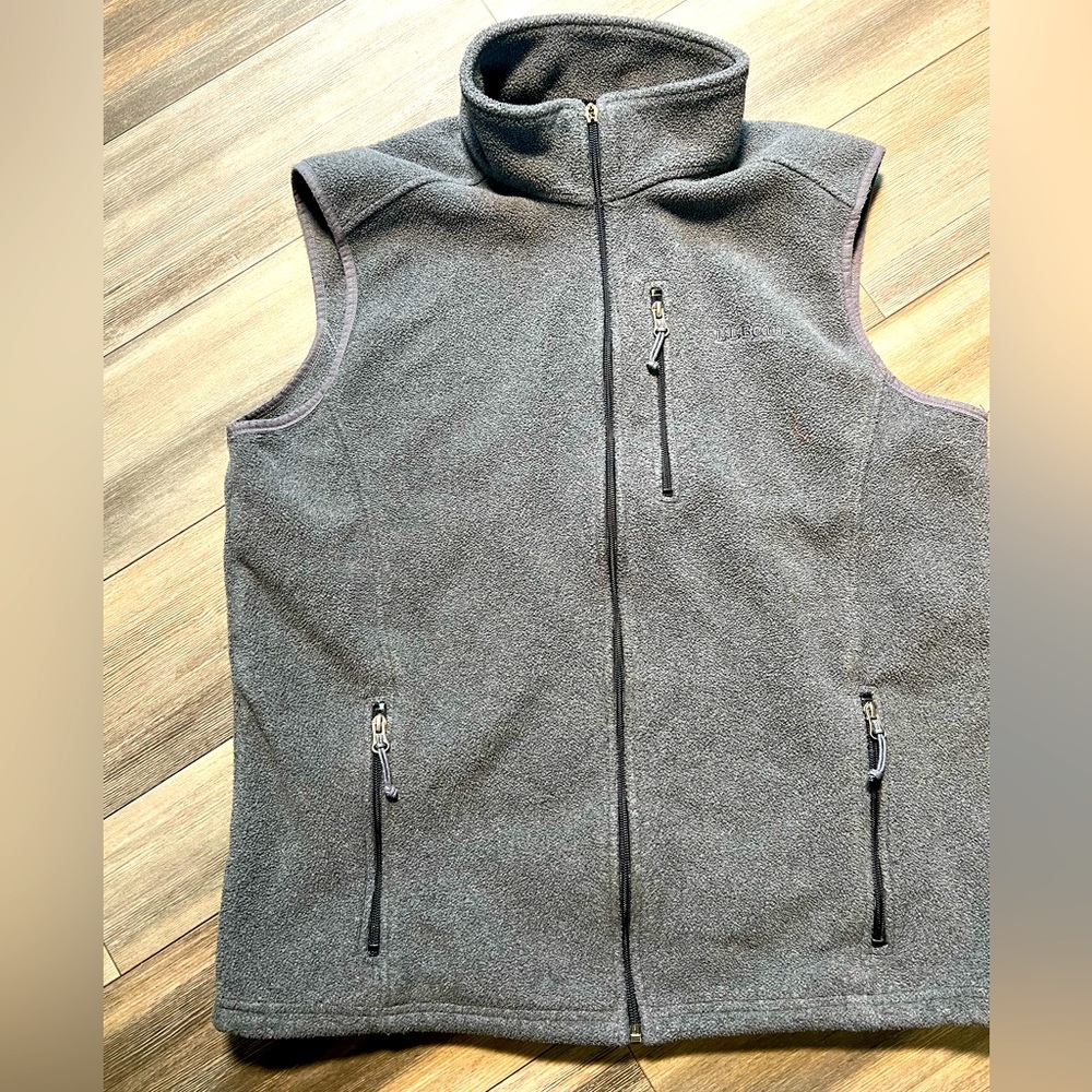 L.L. Bean Gray Fleece Vest